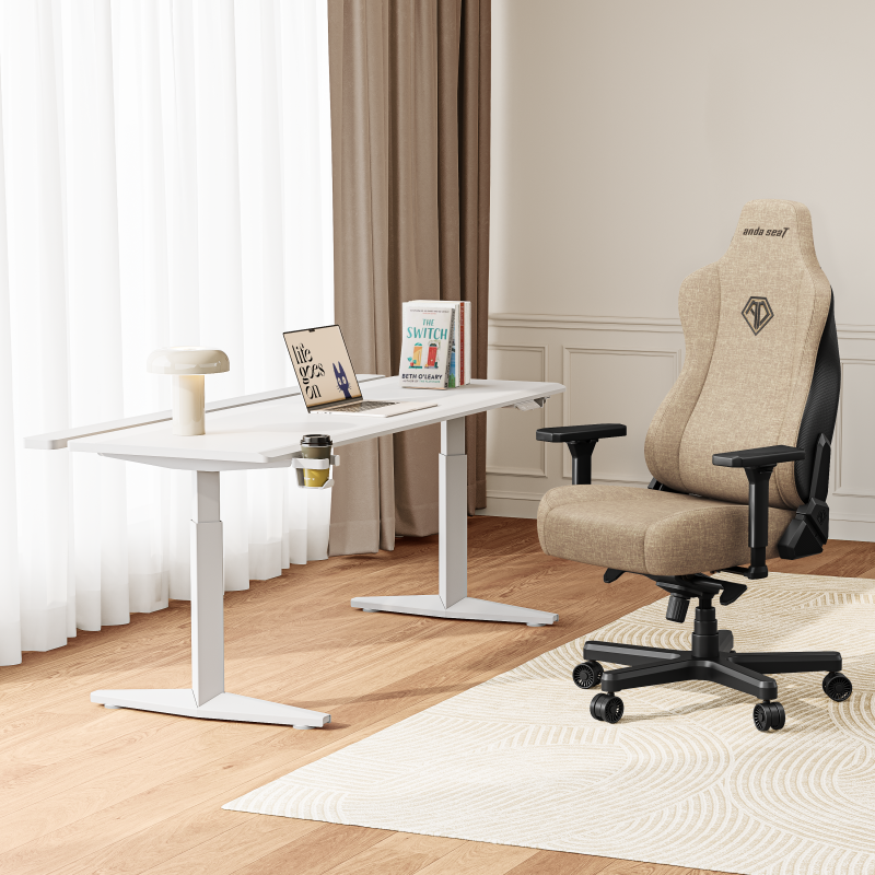 Крісло Anda Seat Kaiser 3E XL Fabric Dark Beige (AD23YC-XL-09-H-CF-H01)