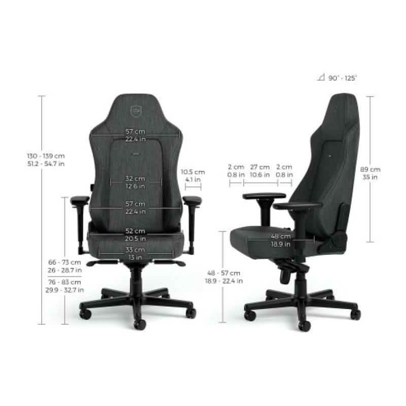 Кресло Noblechairs Hero TX anthracite (NBL-HRO-TX-ATC)