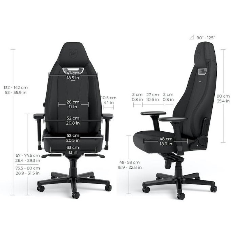 Крісло Noblechairs Legend Black Edition (NBL-LGD-GER-BED)