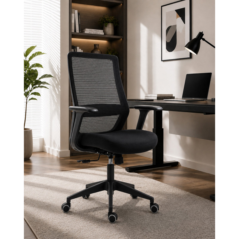 Крісло 2E Office OC140 Black (2E-OC140-BLACK)