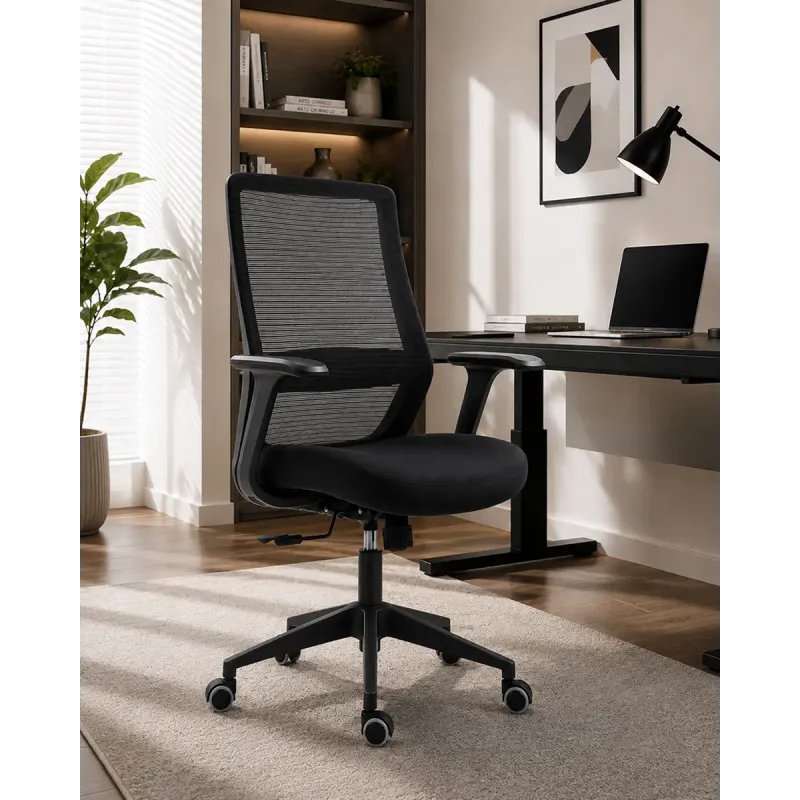 Крісло 2E Office OC140 Black (2E-OC140-BLACK)