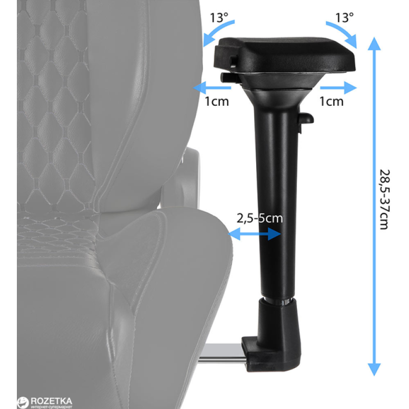 Кресло Noblechairs Epic real leather black (NBL-RL-BLA-001)