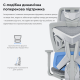 Anda Seat X-Air Mega XL Mesh Gray (AD-WY-01-GGF)