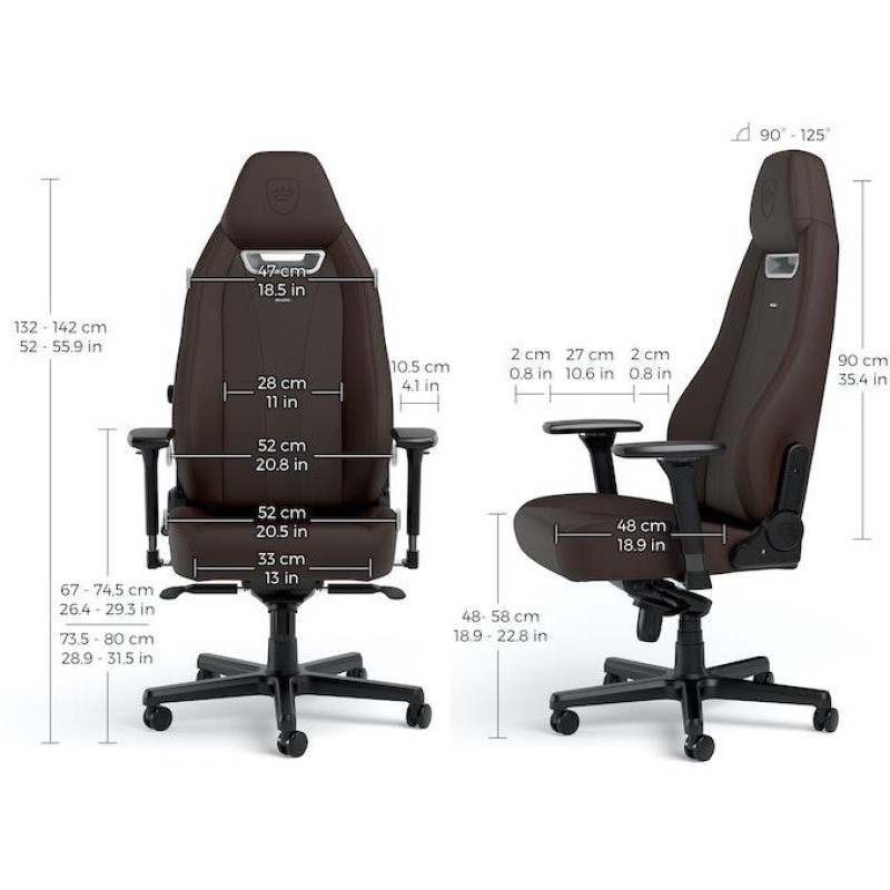 Крісло Noblechairs Legend Java Edition Brown (NBL-LGD-GER-JED)