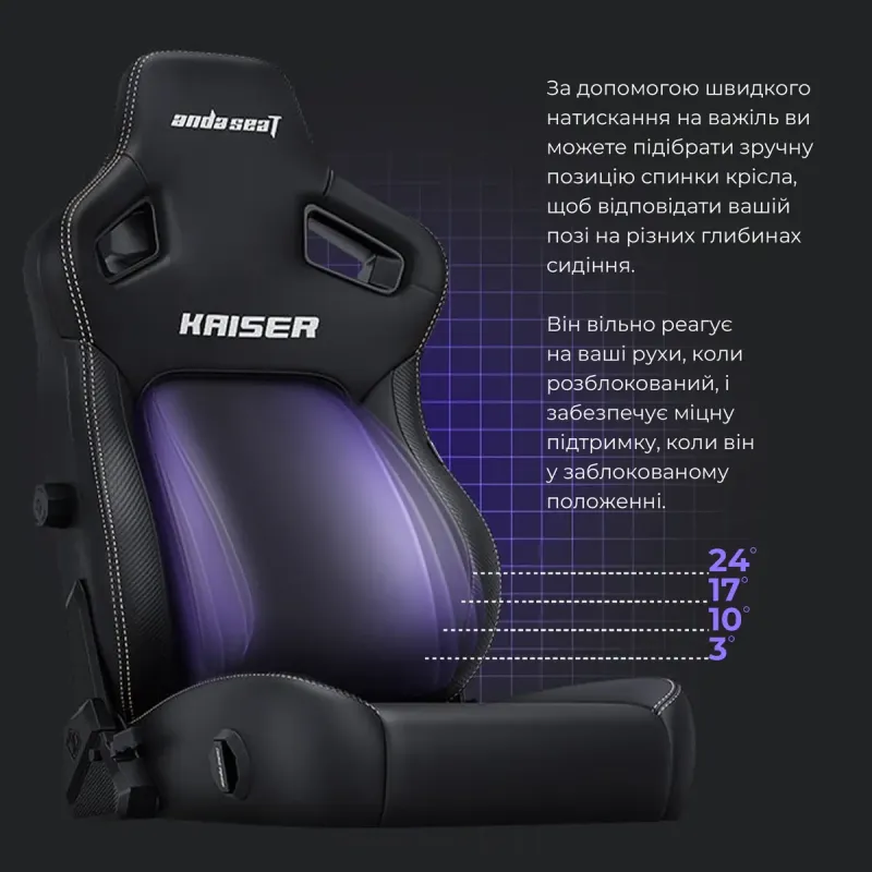 Крісло Anda Seat Kaiser 4 XL Maroon (AD12YDDC-XLL-20-A-PV/C)