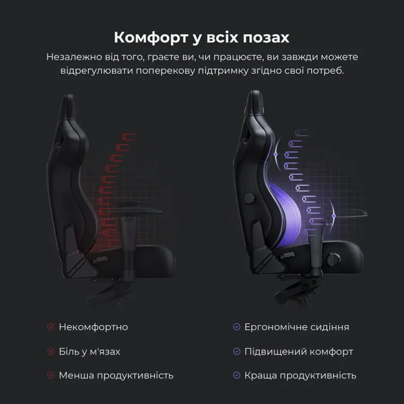 Крісло Anda Seat Kaiser 4 XL Maroon (AD12YDDC-XLL-20-A-PV/C)