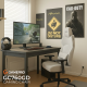 Крісло GamePro GC760LG Fabric Light Gray