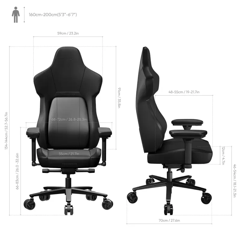 Кресло TX3 Core Modern Black (TEGC-2057101.11)