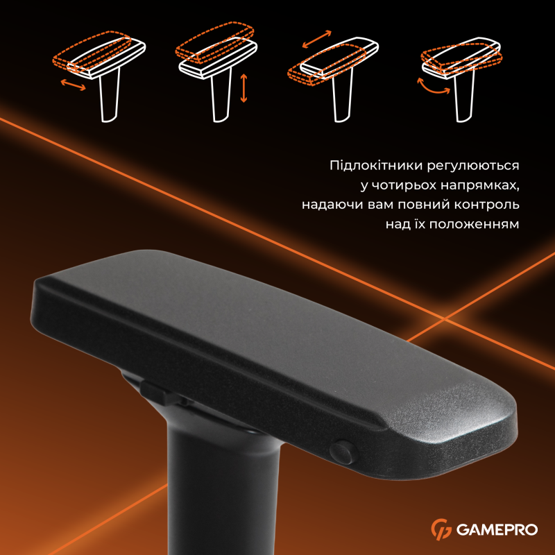 Крісло GamePro GC775G Fabric Gray