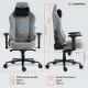 Кресло GamePro GC775G Fabric Gray