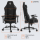 Крісло GamePro GC775B Fabric Black