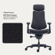 Крісло LiberNovo Omni Midnight Black 48 см (CP-GW-0000015-00-01)