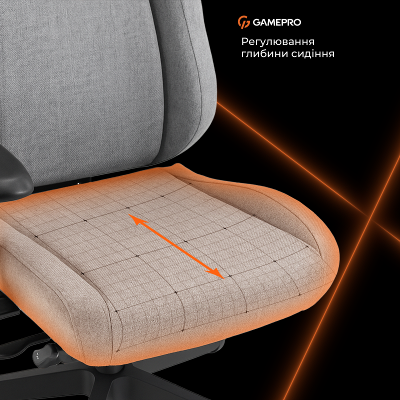 Крісло GamePro GC925G Gray Black