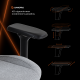 Крісло GamePro GC925G Gray Black