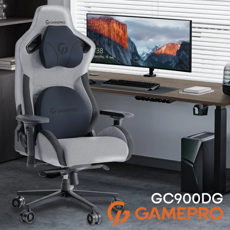 Кресло GamePro GC900 XL Fabric Dark Grey (GC900DG)