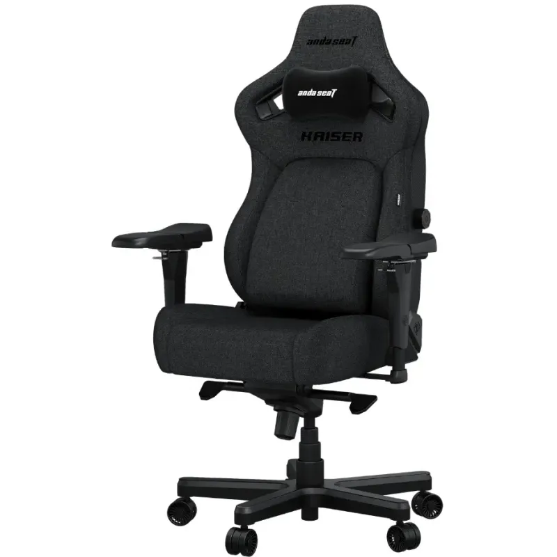 Крісло Anda Seat Kaiser 4 XL Dark Gray Linen Fabric (AD12YDDC-XLL-20-GB-CF)