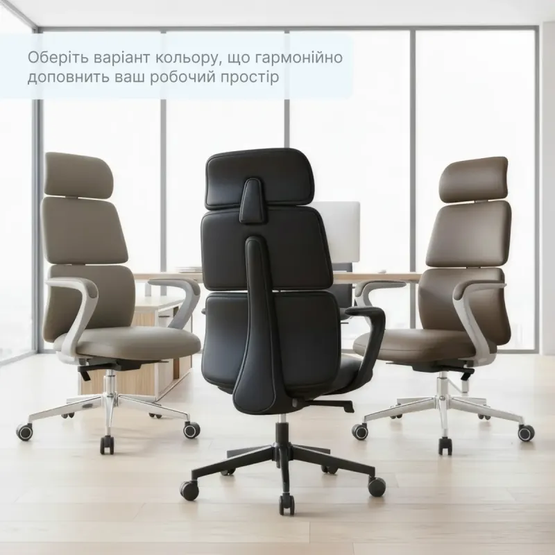 Кресло OfficePro Delicate OC690BR Brown PVC