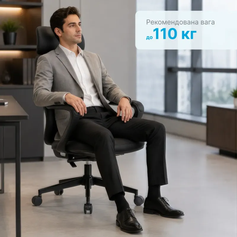 Кресло OfficePro Delicate OC690BR Brown PVC