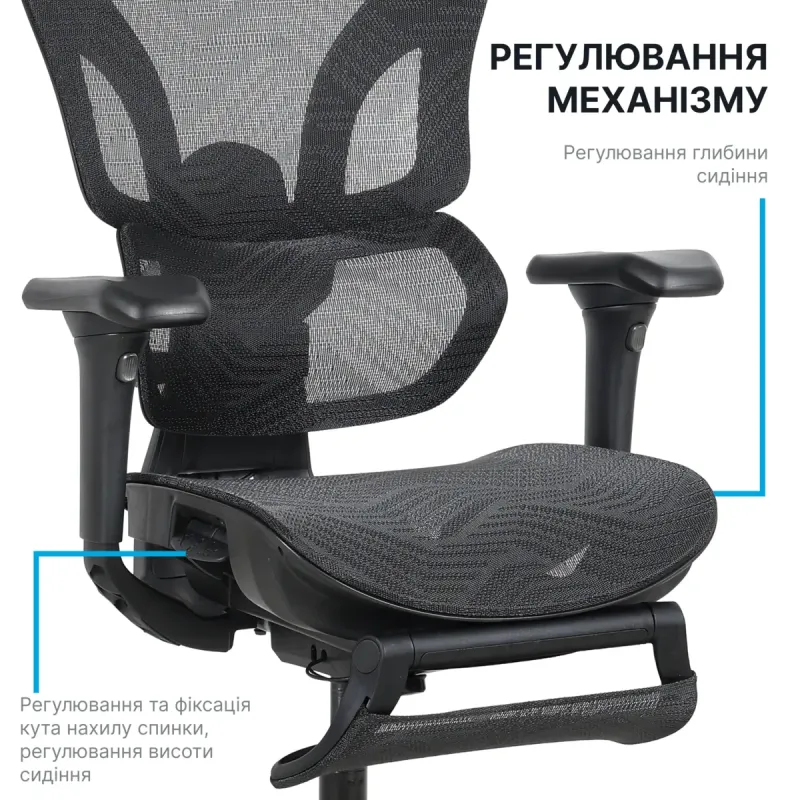 Кресло OfficePro Onix OC975B Black