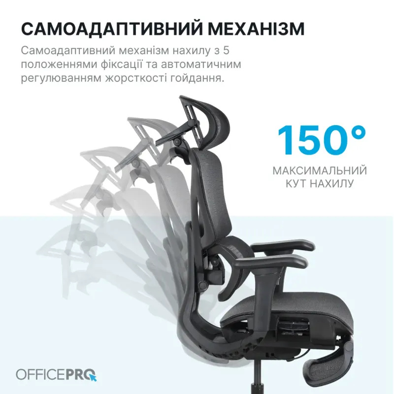 Кресло OfficePro Onix OC975B Black