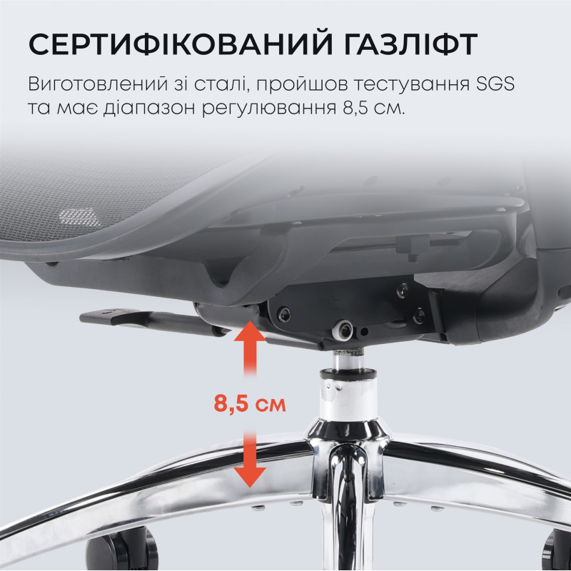 Крісло SIHOO DORO C300L Mesh Black (DORO-C300L-A3-101)