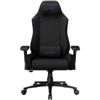 Крісло Lorgar CHA41 Premium Anti-Stain Fabric Black/Purple (LRG-CHA41-BK-PR)