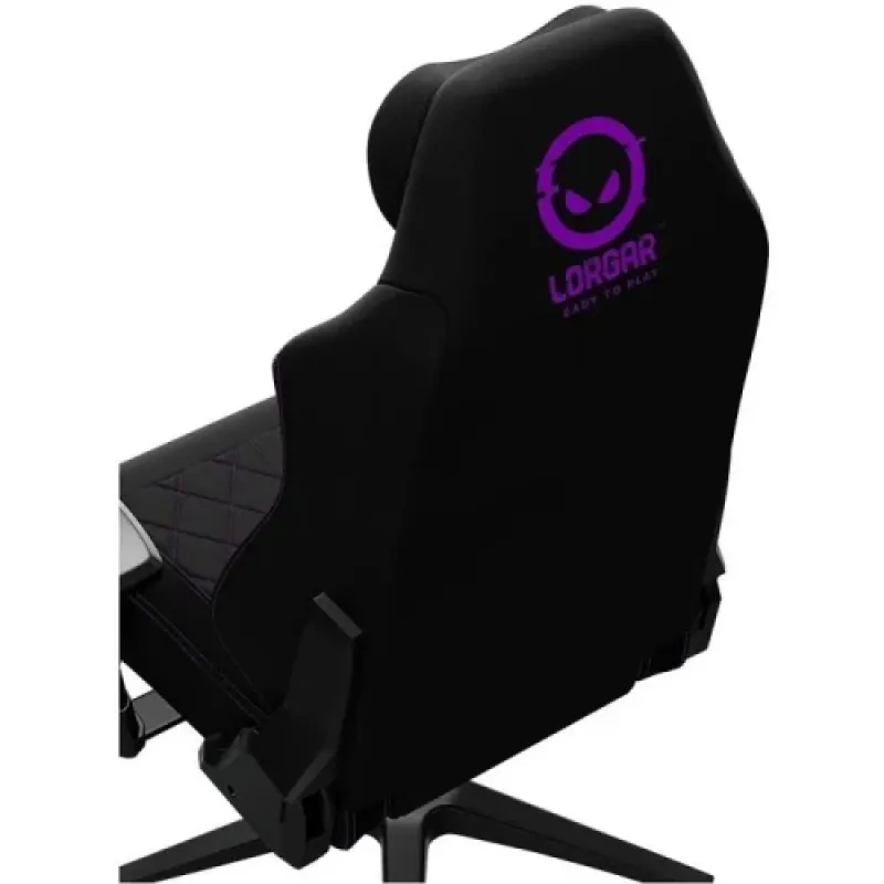 Крісло Lorgar CHA41 Premium Anti-Stain Fabric Black/Purple (LRG-CHA41-BK-PR)