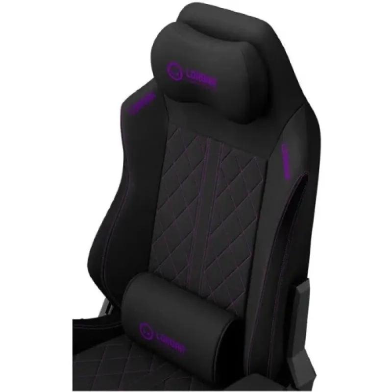 Крісло Lorgar CHA41 Premium Anti-Stain Fabric Black/Purple (LRG-CHA41-BK-PR)