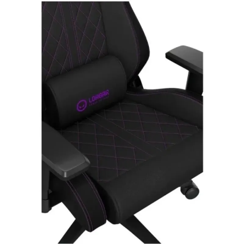 Крісло Lorgar CHA41 Premium Anti-Stain Fabric Black/Purple (LRG-CHA41-BK-PR)