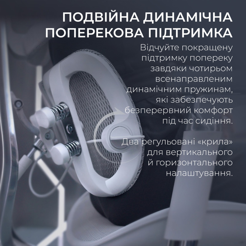 Крісло SIHOO DORO S300 Mesh Light Grey (S300-M202)