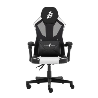 Крісло 1stPlayer  P01 Black-White