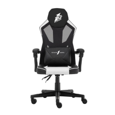 Крісло 1stPlayer  P01 Black-White