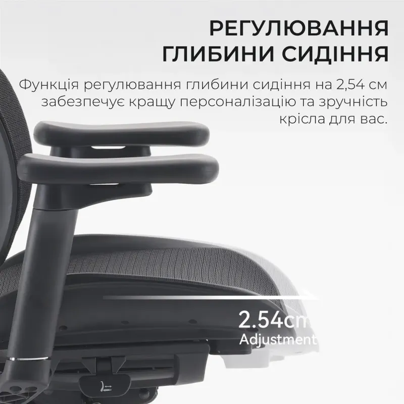 Крісло SIHOO DORO S100 Mesh Black (S100-M301)
