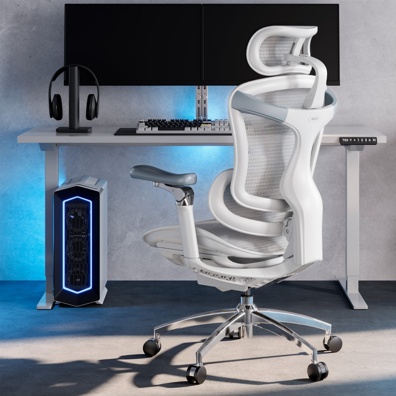 Крісло SIHOO DORO C300 Pro Mesh White (DORO-C300-PRO-M102)