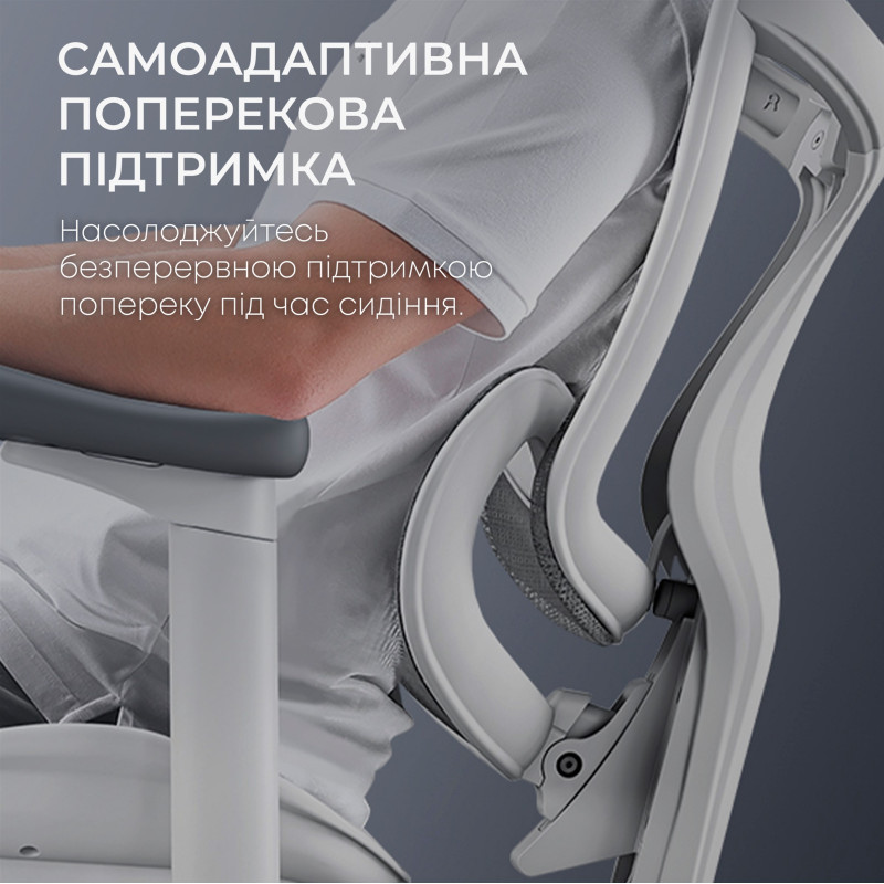 Крісло SIHOO DORO C300L Mesh White (DORO-C300L-A3-102)