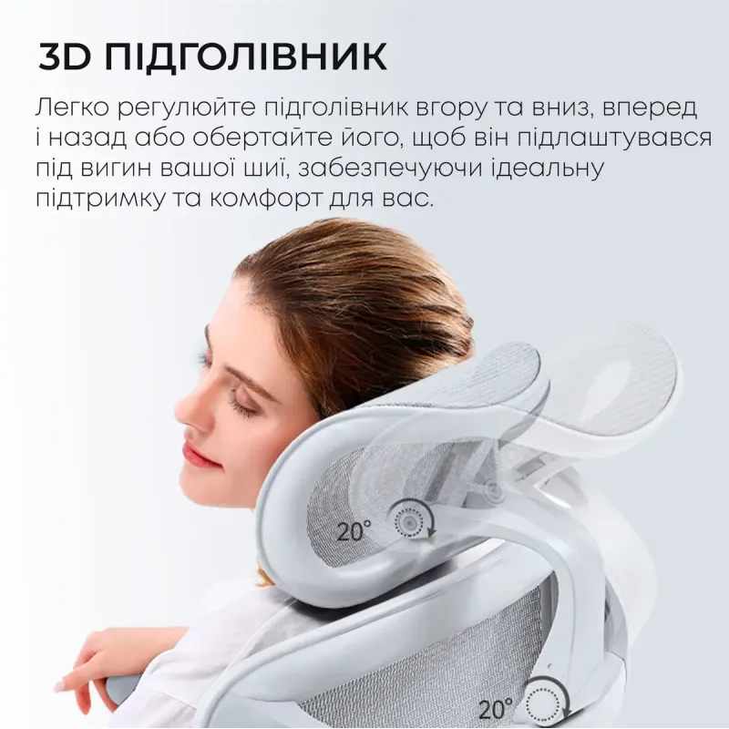 Крісло SIHOO DORO C300L Mesh White (DORO-C300L-A3-102)