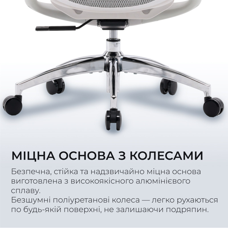 Крісло SIHOO DORO C300L Mesh White (DORO-C300L-A3-102)
