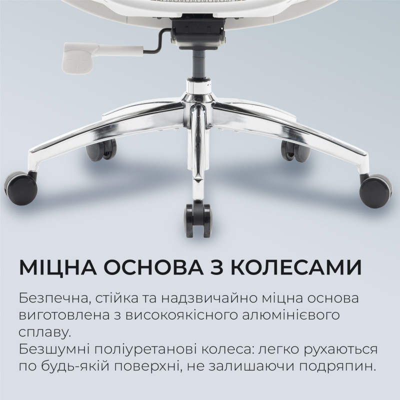 Крісло SIHOO DORO S100 Mesh White (S100-M302)