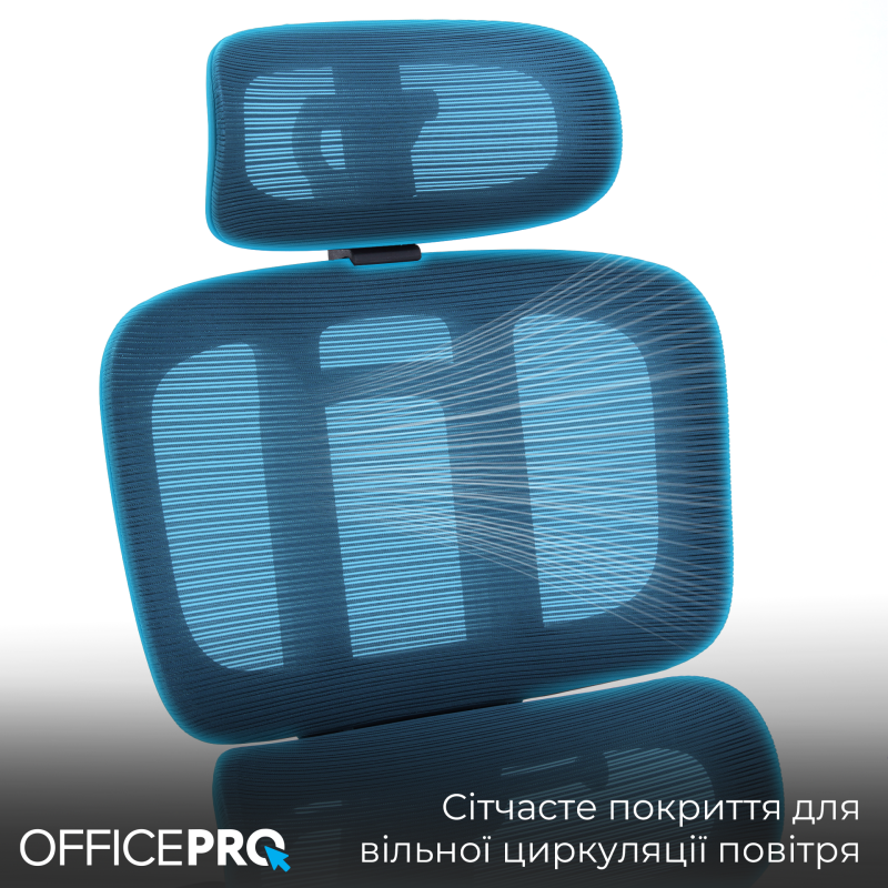Крісло OfficePro Skyline OC580-B-DG-DG Black/Dark Gray