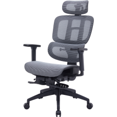 Крісло OfficePro Skyline Footrest Black/Dark Gray (OC750-B-DG-DG)