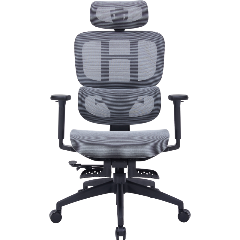 Крісло OfficePro Skyline Footrest Black/Dark Gray (OC750-B-DG-DG)