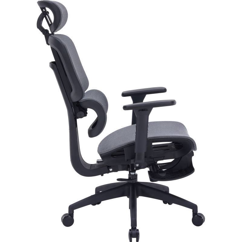 Крісло OfficePro Skyline Footrest Black/Dark Gray (OC750-B-DG-DG)