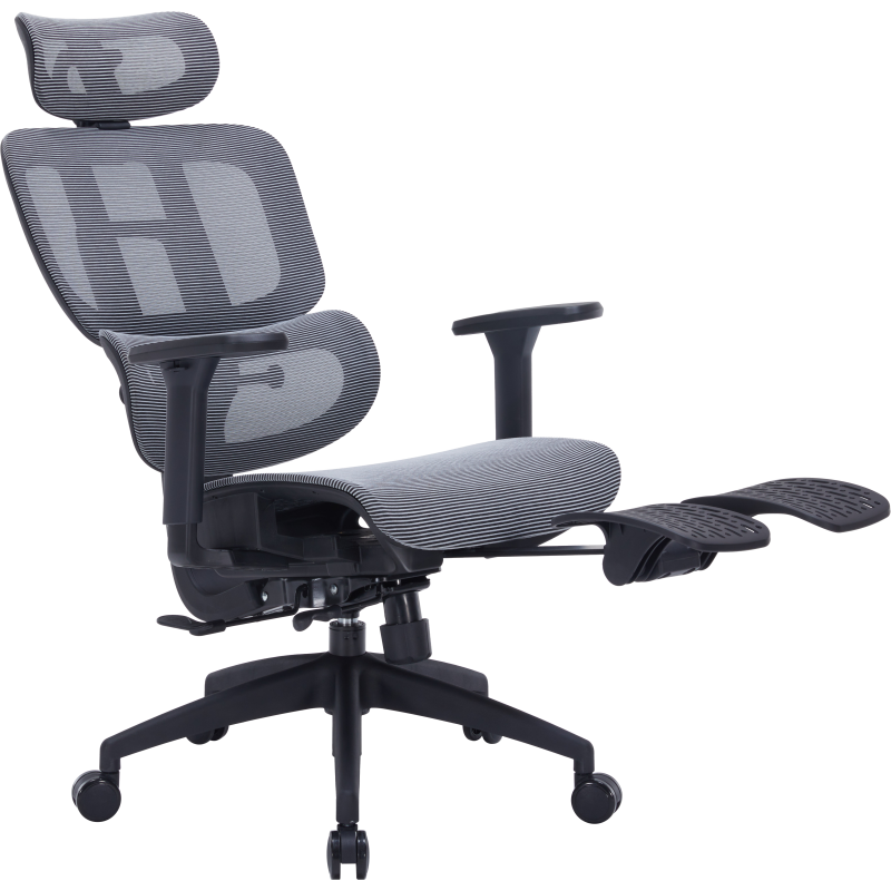 Крісло OfficePro Skyline Footrest Black/Dark Gray (OC750-B-DG-DG)