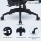 Крісло OfficePro Skyline Footrest Black/Dark Gray (OC750-B-DG-DG)
