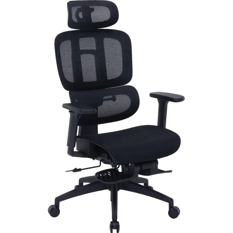 Кресло OfficePro Skyline Footrest Black (OC750-B-B-B)