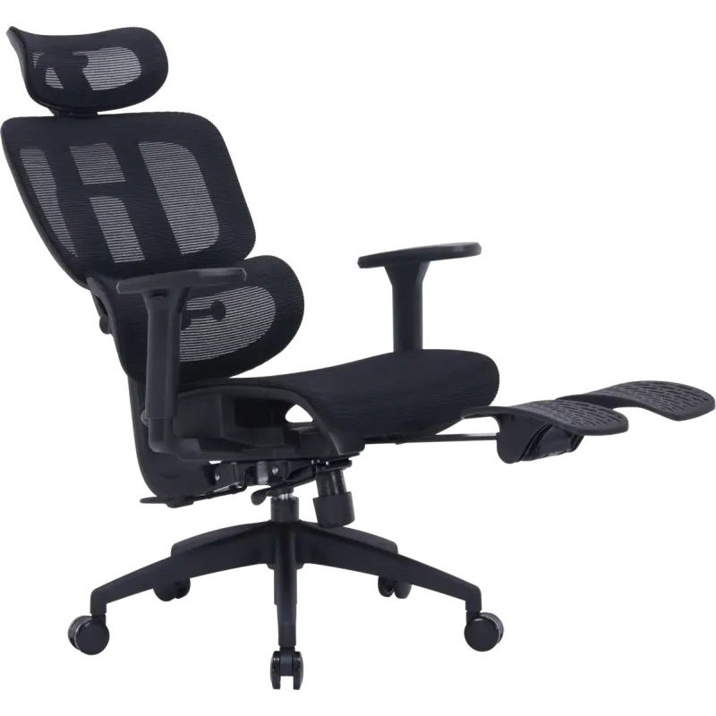 Кресло OfficePro Skyline Footrest Black (OC750-B-B-B)