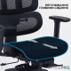 Крісло OfficePro Skyline Footrest Black (OC750-BBB)