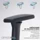 Кресло OfficePro Skyline Footrest Black (OC750-B-B-B)