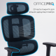 Крісло OfficePro Skyline Footrest Black (OC750-BBB)