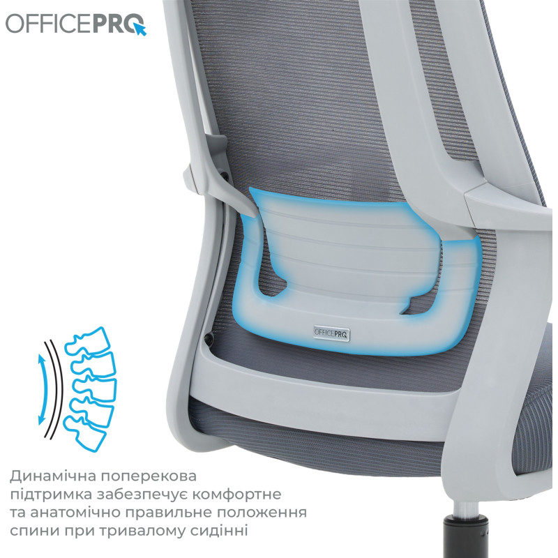 OfficePro Harmony OC310-G-G-G Gray
